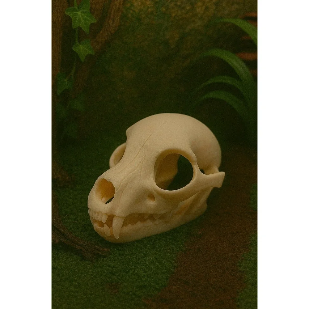 Dog Skull Hide, Reptile enrichment,‎ Tank Decor